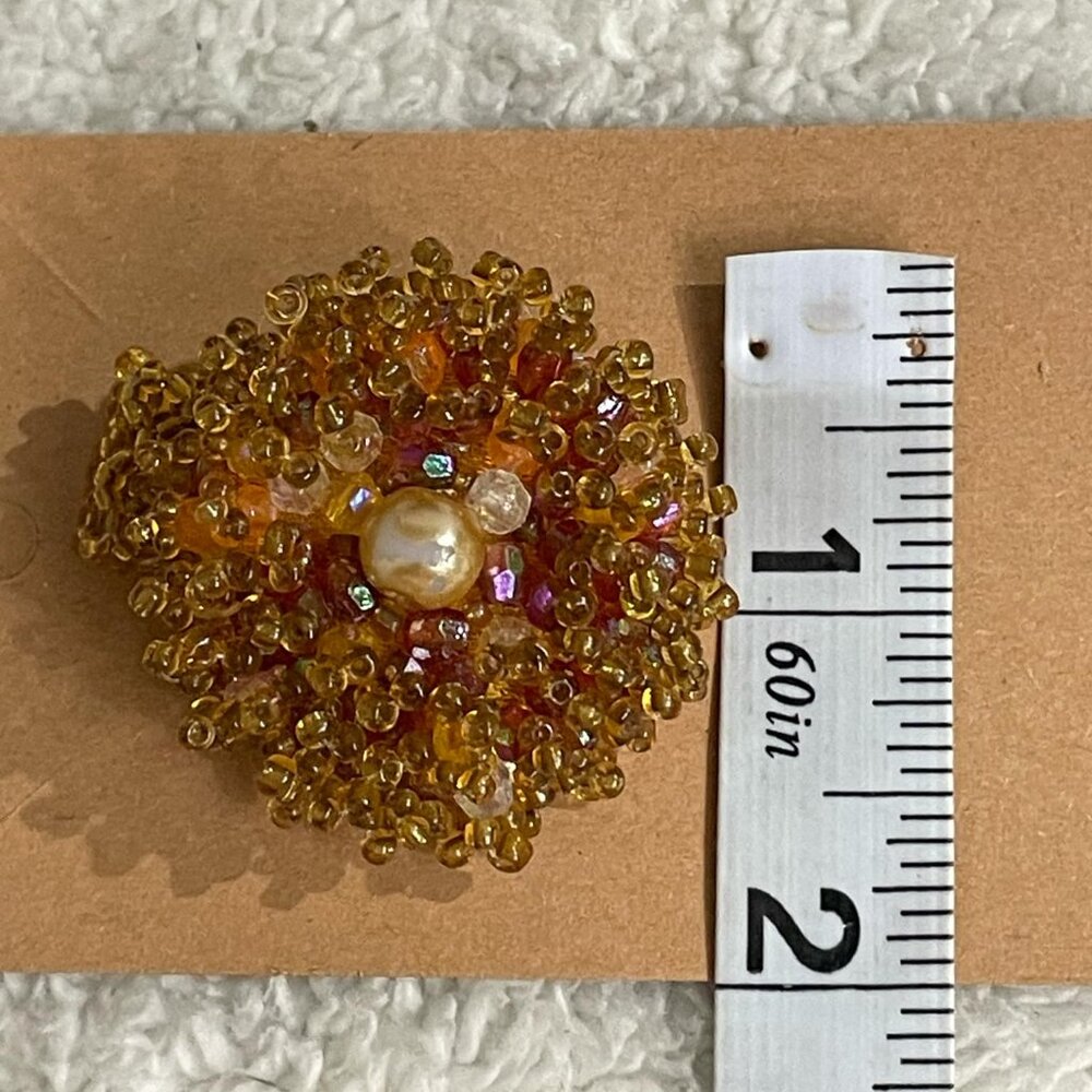 Hand Crafted Beaded Ring - Picture 4 of 4